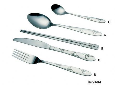 Food Supply Metal Knife And Fork, Flat Tableware, Stainless Steel Utensils West,